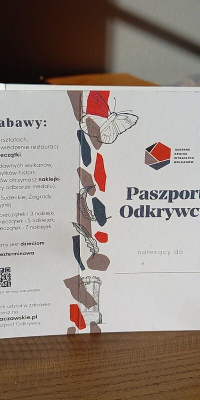 Paszport Odkrywcy Krainy Wygasłych Wulkanów